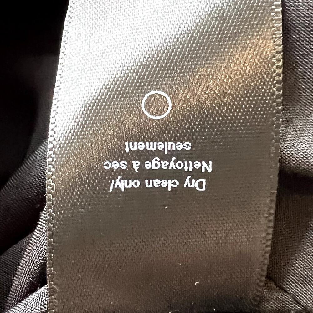 Rag & Bone Etta Side Tie Top Cap Sleeve Black Womens Small - Picture 10 of 11